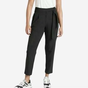 Athleta Skyline Ankle Pant Sz 12 Black Paper Bag Featherweight Stretch Packable